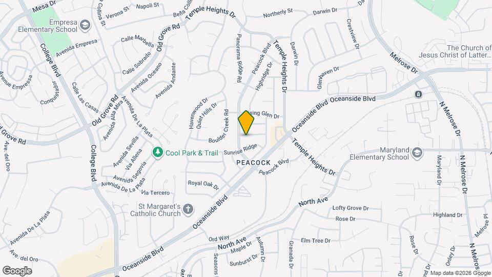 4711 Sunny Hills Rd Map and Location Details