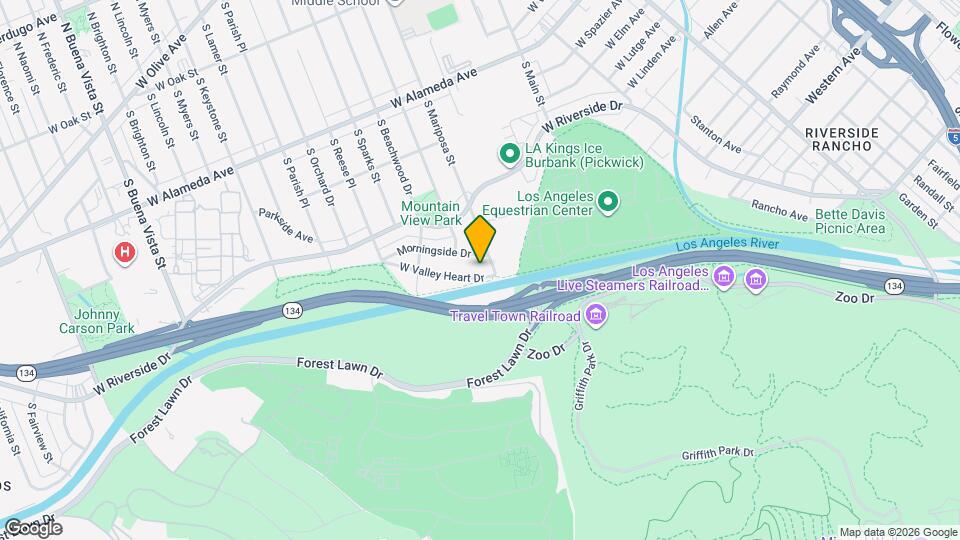 1315 Valleyheart Dr Map and Location Details