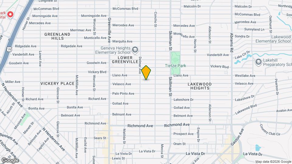 5919 Velasco Ave Map and Location Details