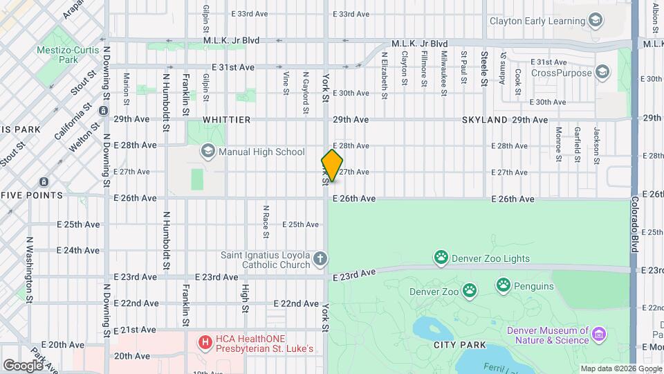 2630 N York Ct Map and Location Details