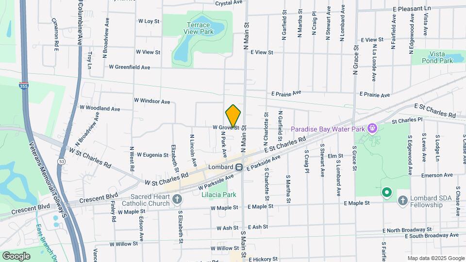 17 W Grove St Map and Location Details