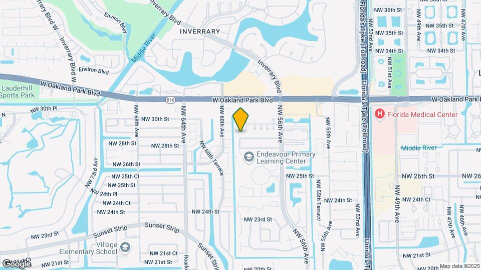 5851 NW 28th St Map and Location Details
