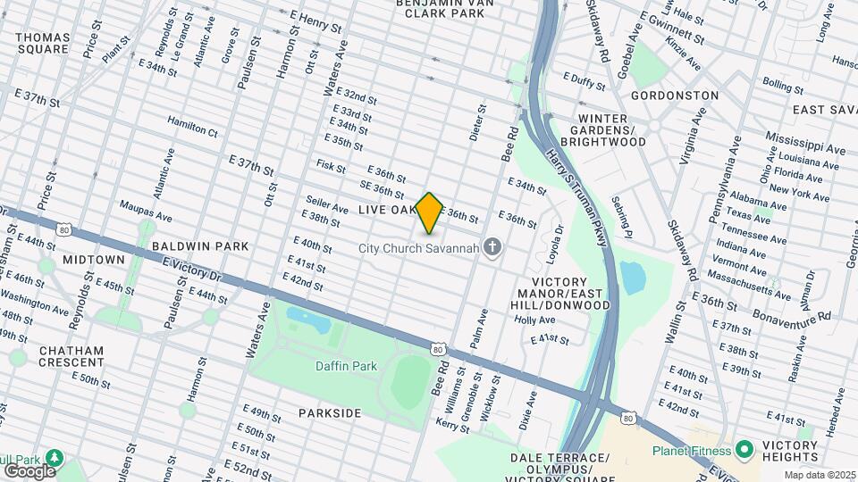 1408 E 38th St Map and Location Details