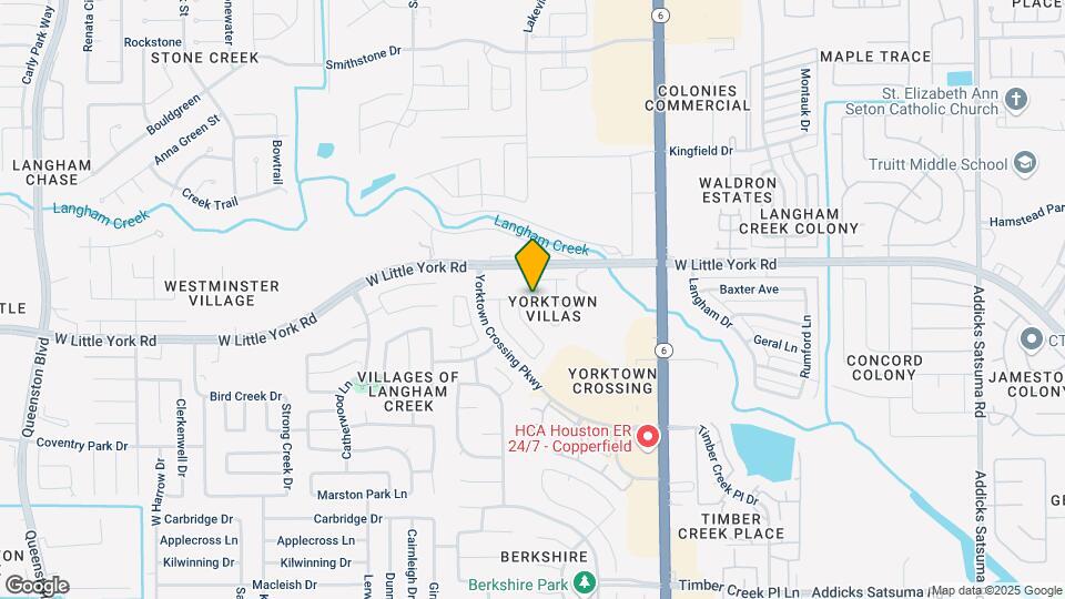 6119 Yorktown Meadow Ln Map and Location Details