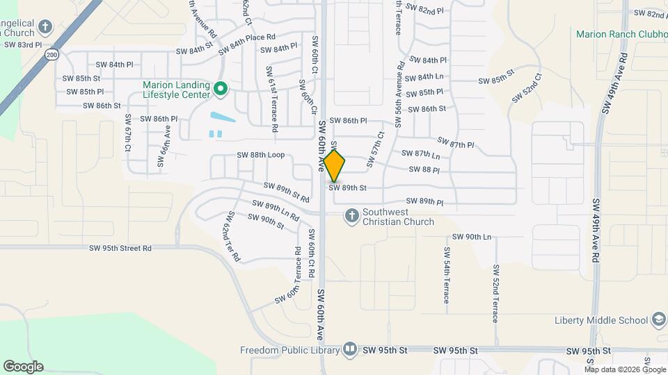 13110 SW 89th St Map and Location Details