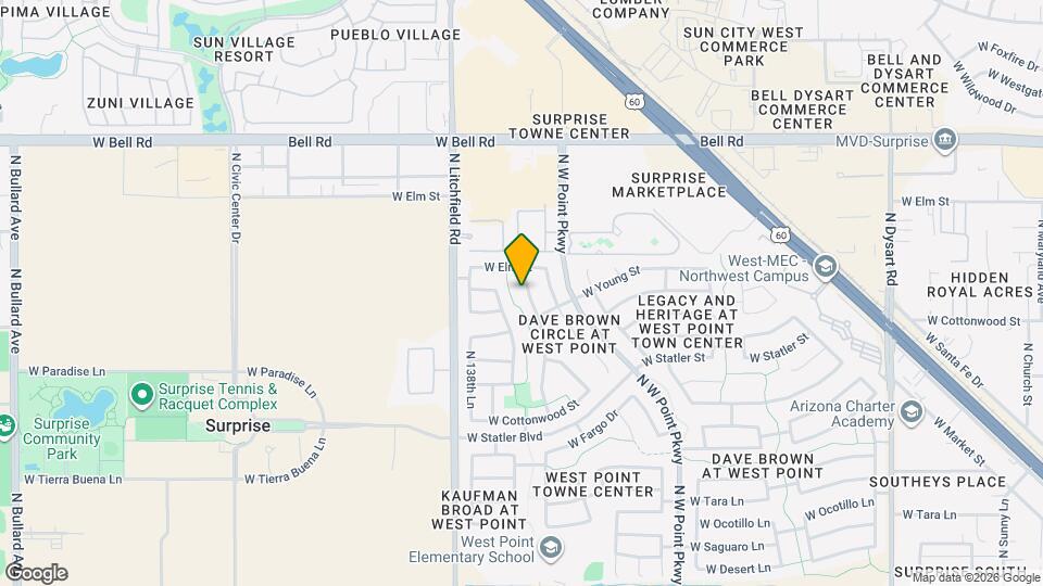 16456 N 137th Dr Map and Location Details