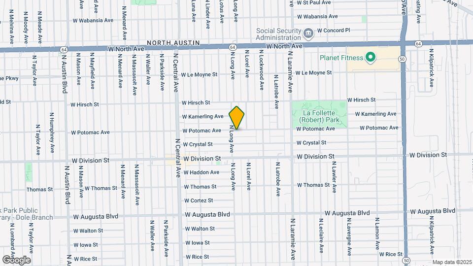 5359 W Potomac Ave Map and Location Details