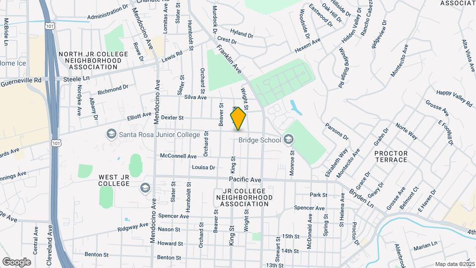 1020 Carr Ave Mapa y Detalles de la Ubicación