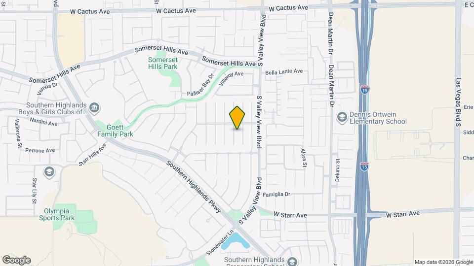 10974 Fintry Hills St Map and Location Details