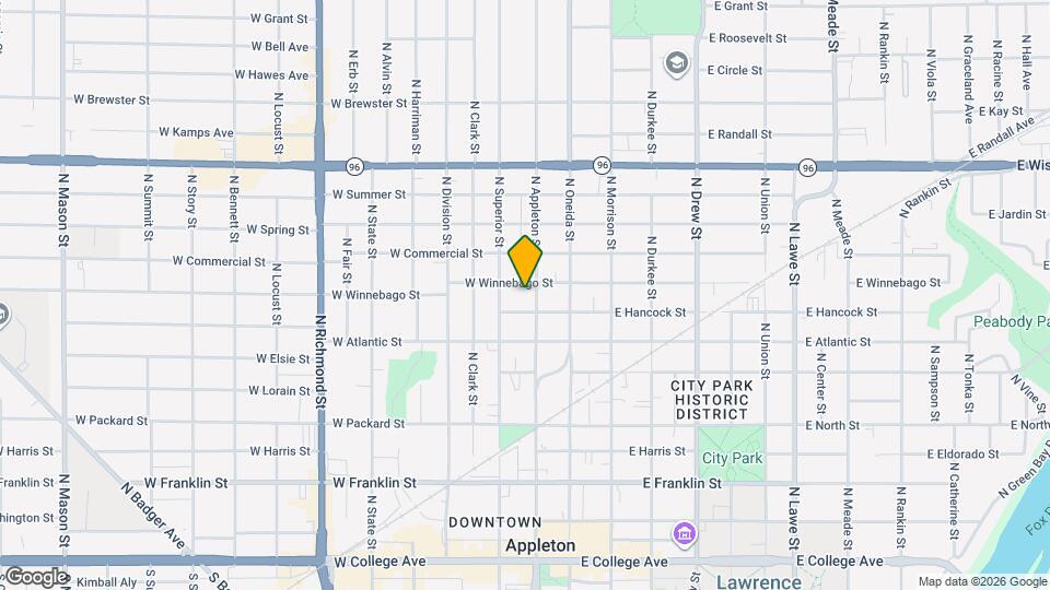 815 N Appleton St Mapa y Detalles de la Ubicación