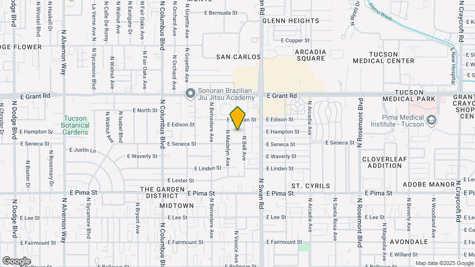 2145 N Bell Ave Map and Location Details