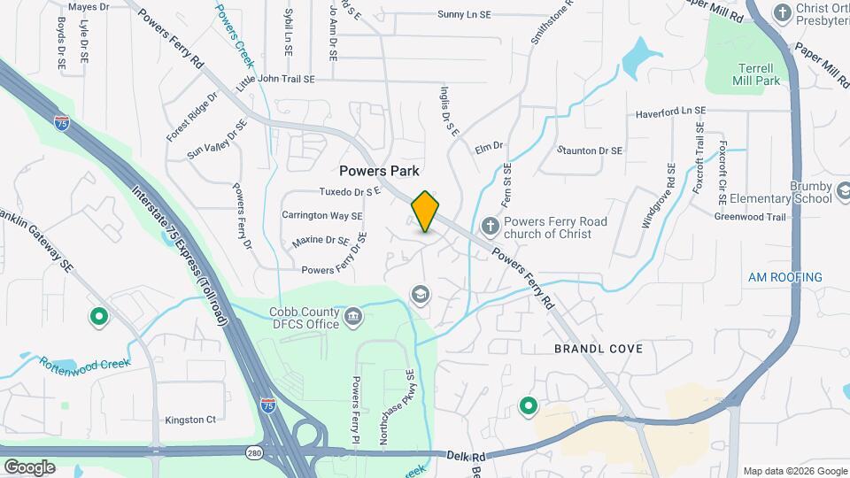 2190 Palmyra Dr Map and Location Details