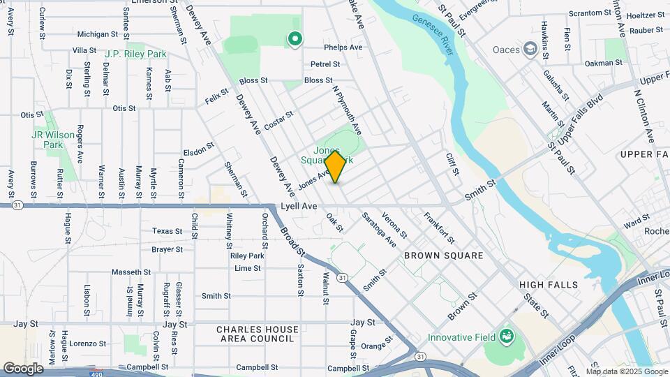 127 Saratoga Ave Map and Location Details