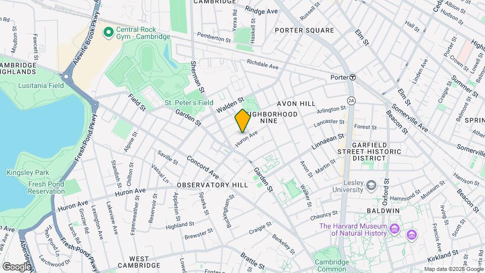 61 Huron Ave Map and Location Details