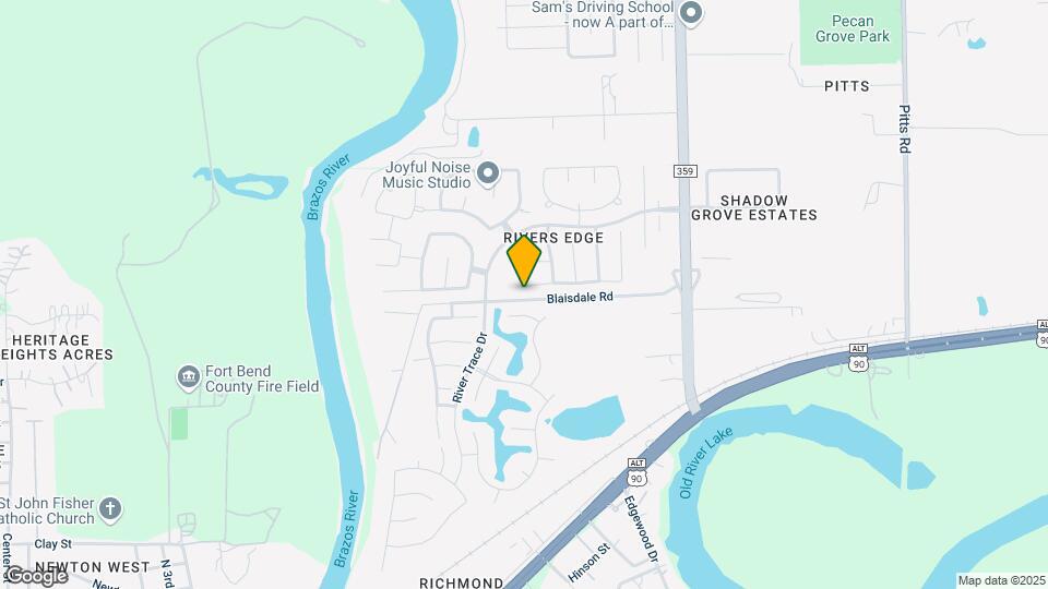2627 Old River Ln Map and Location Details