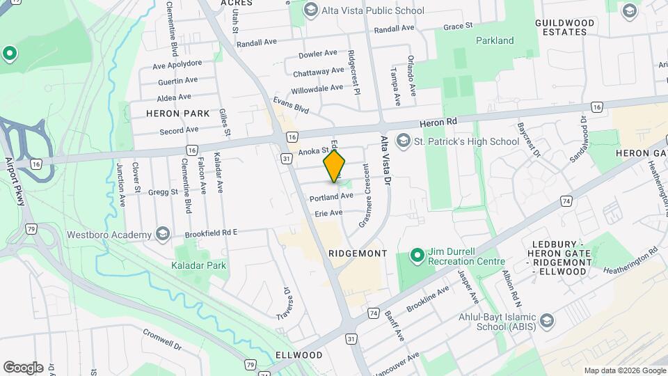 1666 Edge Hill Pl Map and Location Details