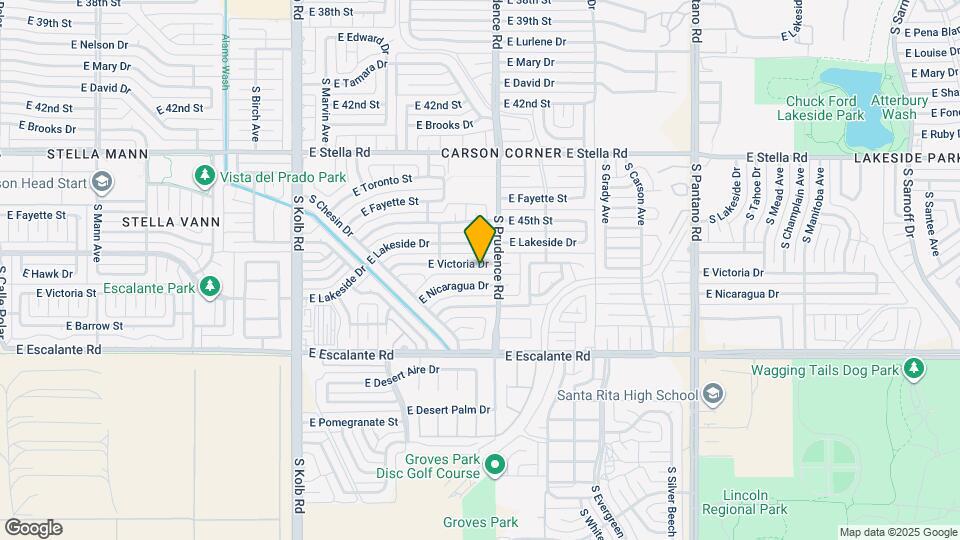 7462 E Victoria Dr Map and Location Details