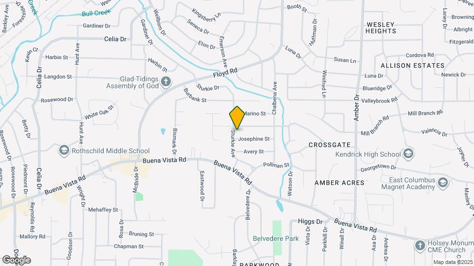 1236 Sturkie Ave Map and Location Details