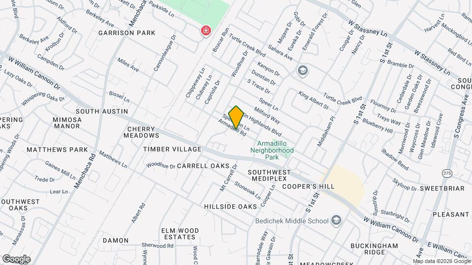 1209 Armadillo Rd Mapa y Detalles de la Ubicación