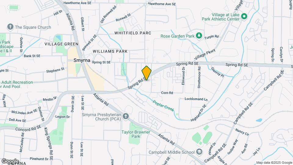 1650 Spring Rd SE Mapa y Detalles de la Ubicación