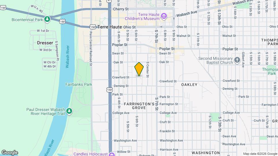 634 S. 6th Mapa y Detalles de la Ubicación