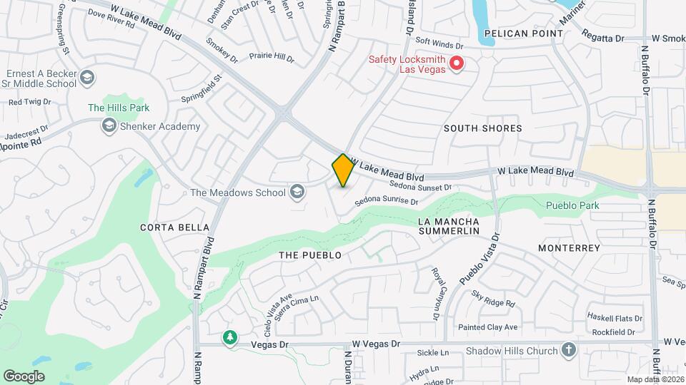 2009 Sedona Creek Cir Map and Location Details