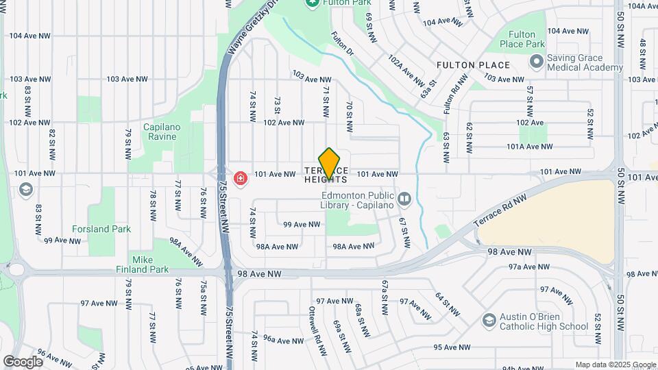 10015-10017 71 St NW Map and Location Details