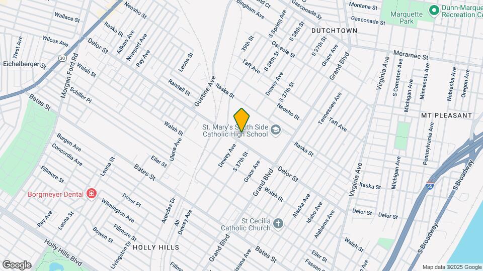 3745 Delor St Map and Location Details