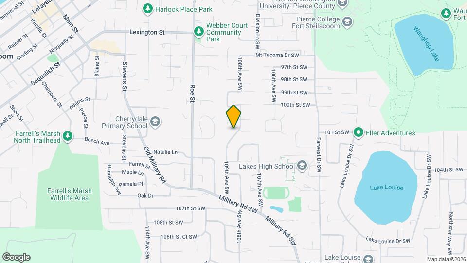 10102 109th Ave SW Map and Location Details