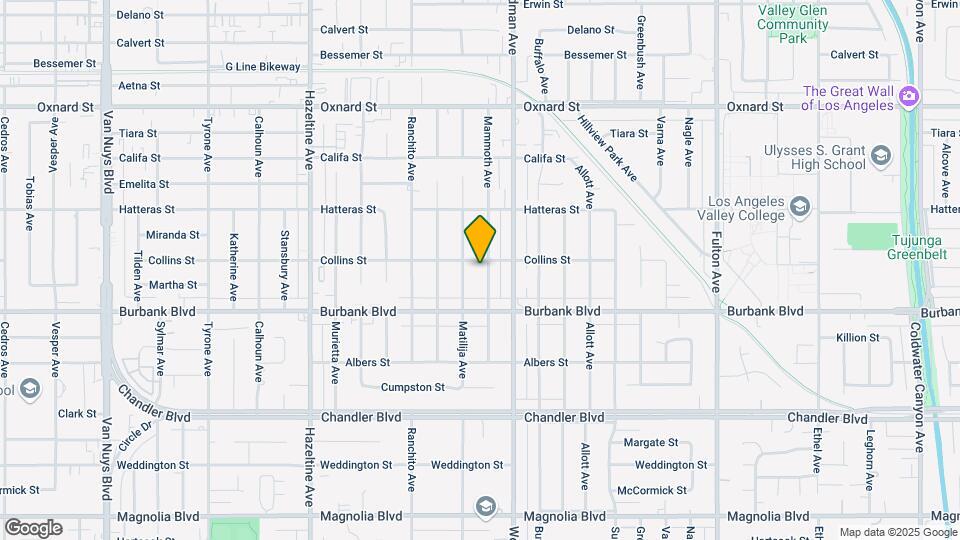 5651 Mammoth Ave Map and Location Details