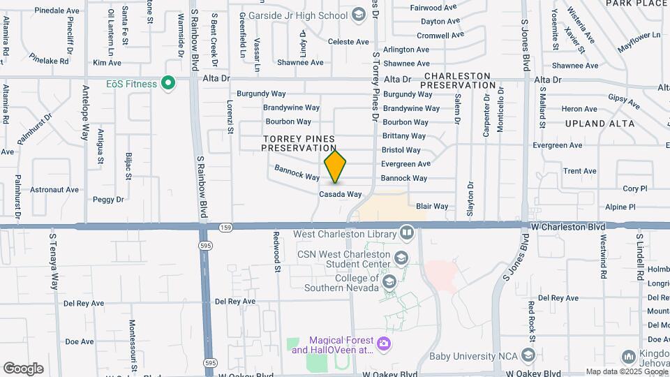 6436 Casada Way-Unit -A Map and Location Details