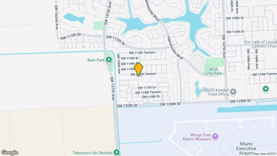 15413 SW 116th Terrace Map and Location Details