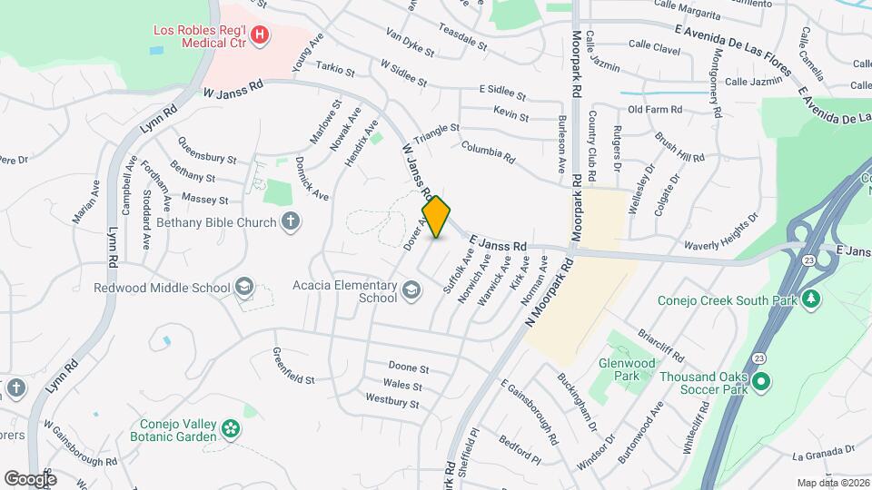 1558 Wakefield Ave Map and Location Details