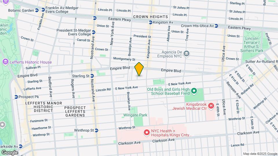 525 Lefferts Ave Map and Location Details