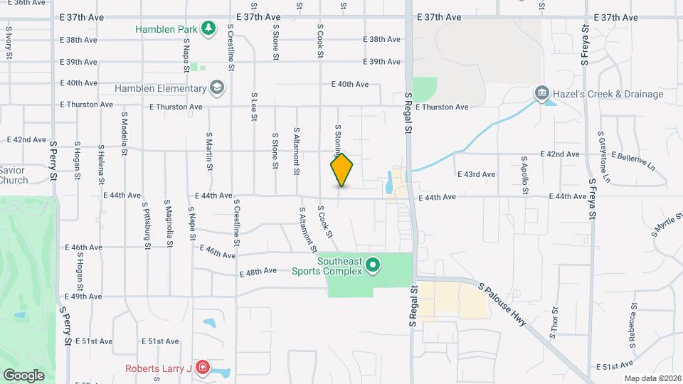 4321 S Stonington Ln Map and Location Details