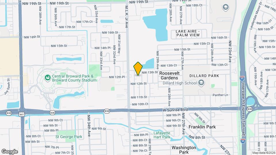 3070 NW 12th Ct Map and Location Details