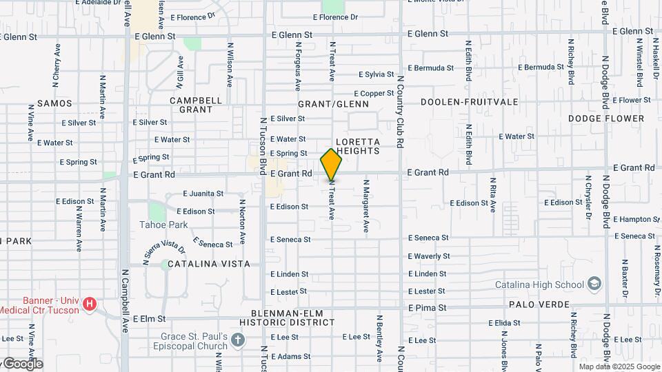 2307-2309 N Treat Ave Mapa y Detalles de la Ubicación