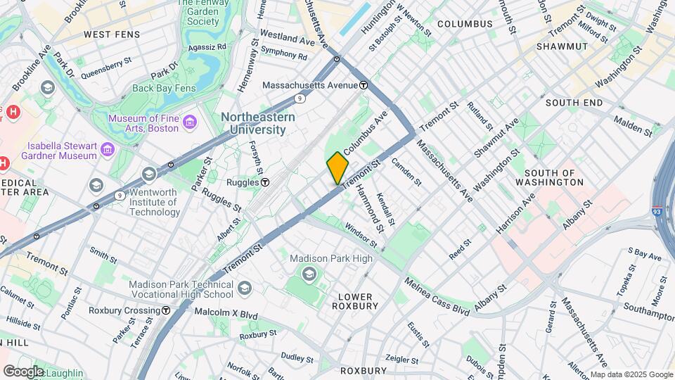 1023 Tremont St Map and Location Details