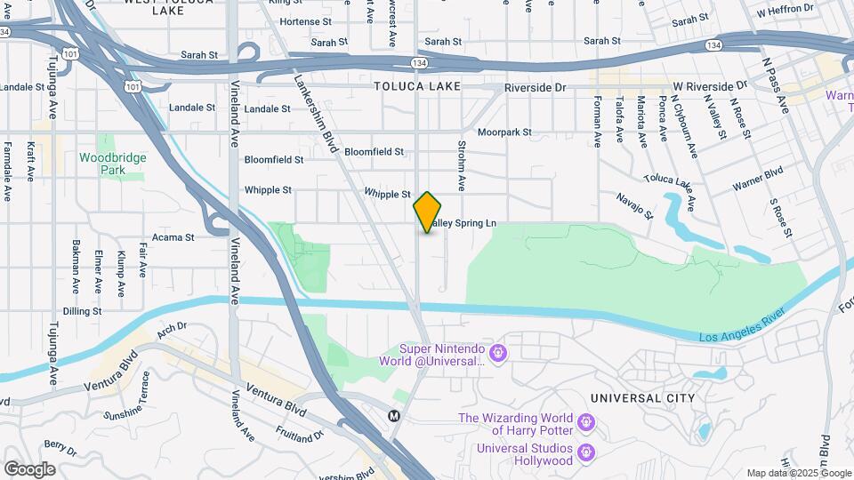 4210 Cahuenga Blvd Map and Location Details