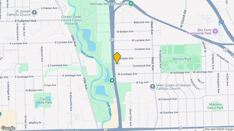 655 Comstock Ave Map and Location Details