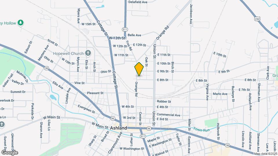 803 Orange St Map and Location Details