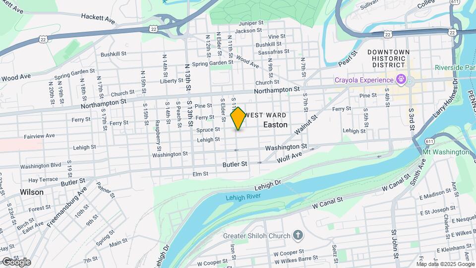 1053 Lehigh St Map and Location Details