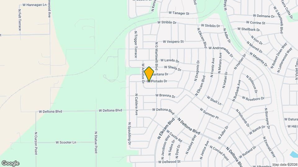 2810 W Pintado Dr Map and Location Details