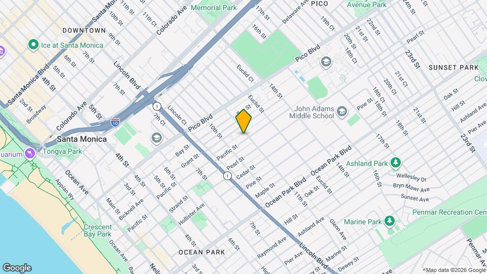 1043 Pacific St, Unit 1 Map and Location Details