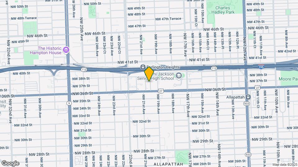 3660 NW 20th Ave Map and Location Details