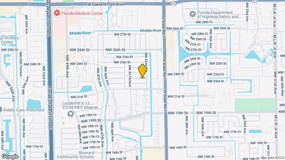 4220 NW 23rd St Map and Location Details