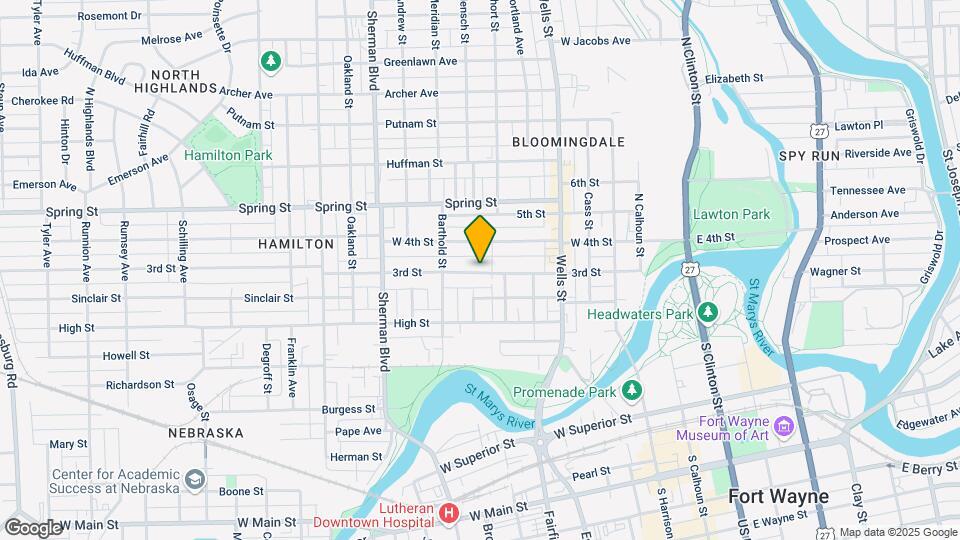 628 1/2 3rd St Map and Location Details