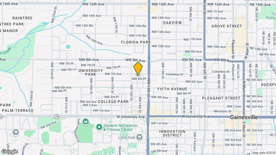 1410 NW 6th Pl Map and Location Details