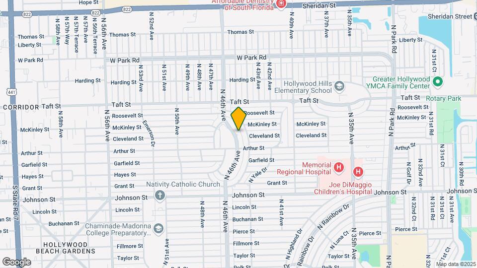 1405 N 46th Ave Map and Location Details