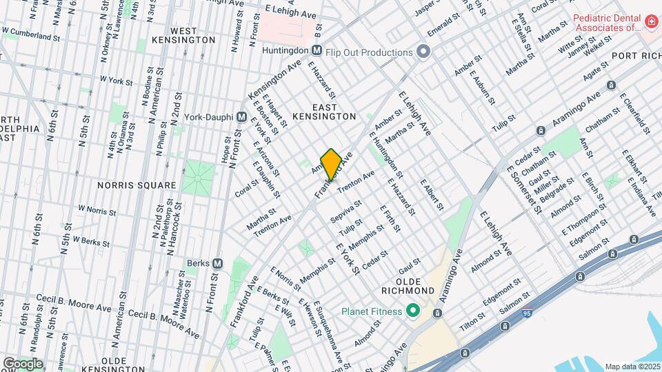 2431-2435 Frankford Ave Map and Location Details